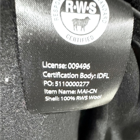 MACKAGE MAI-CN BLACK S - LADIES DOUBLE FACE WOOL COAT NWT - Picture 6 of 6